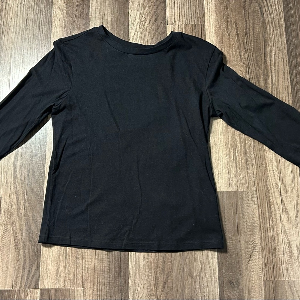 Wild Fable Black Crew Neck Top